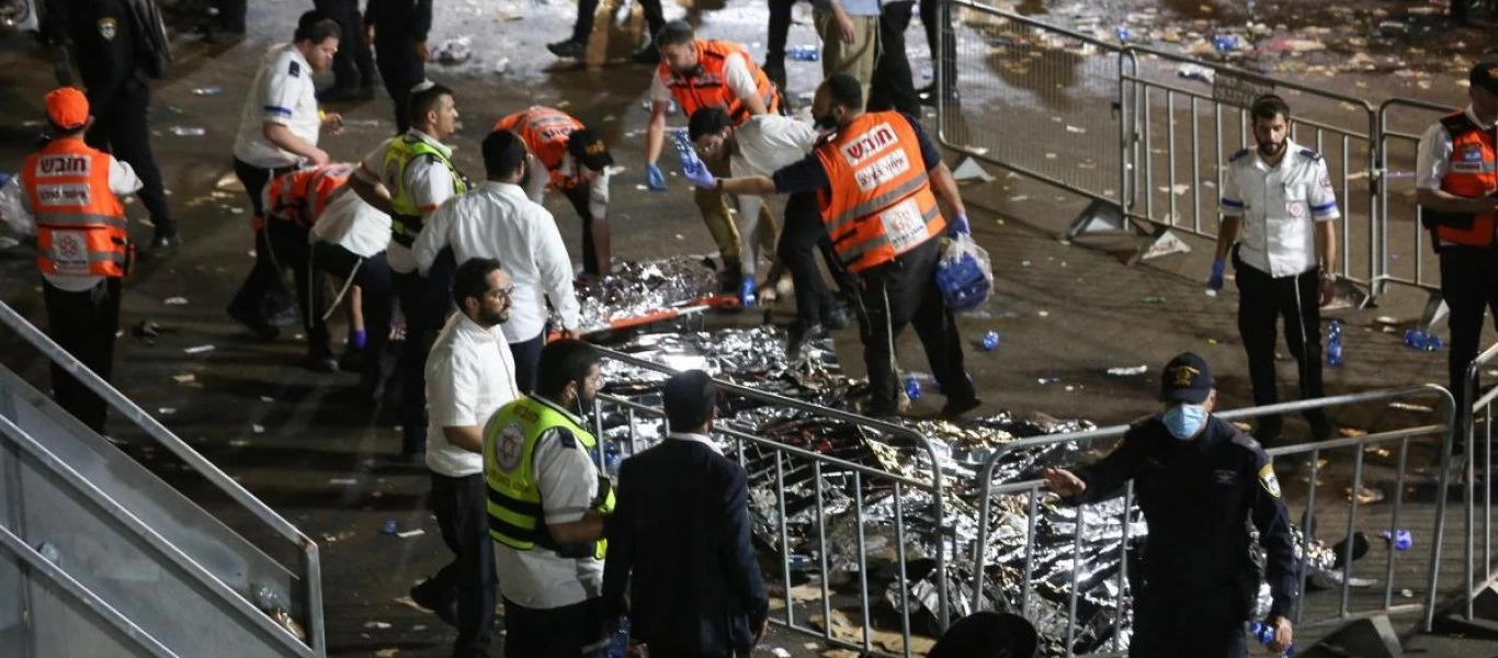 Τραγωδία στο Ισραήλ: Τουλάχιστον 44 νεκροί και πάνω από 100 τραυματίες σε θρησκευτική γιορτή στο Μερόν